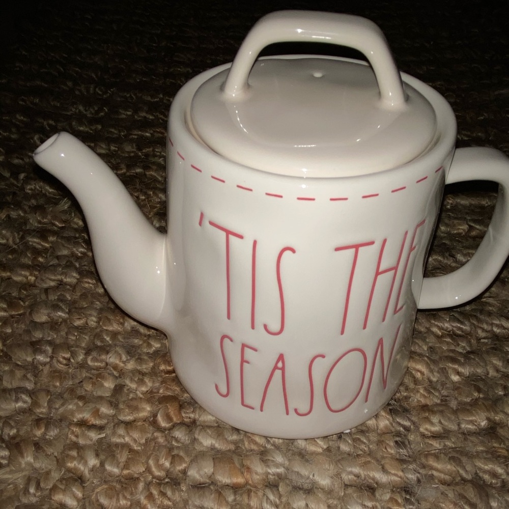 Rae Dunn Tis the Season Holiday Teapot